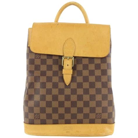 Rugzak leder Louis Vuitton bruin in Leer 